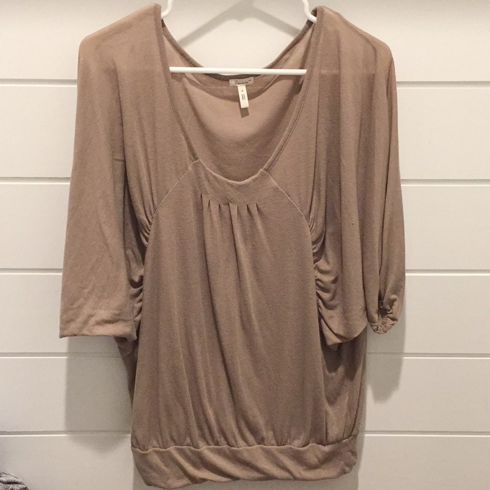 Flounce Flutter sleeved top